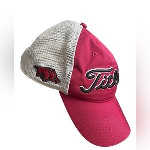 Titleist Arkansas Razorbacks licensed mesh back trucker cap unisex